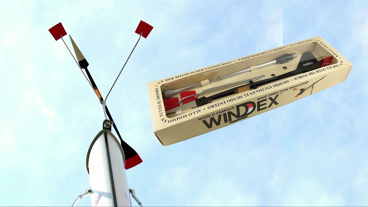 Виндекс - флюгер на мачте яхты, который простым языком называют "ворона"