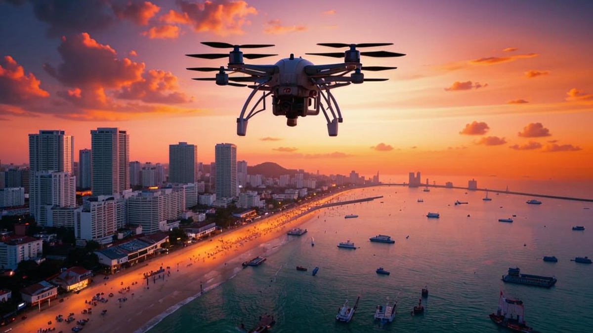    Беспилотники в Паттайе: теперь и за визами следят!