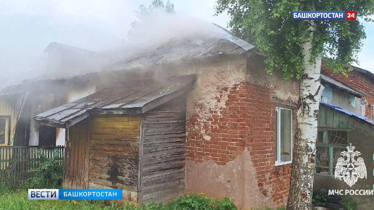    При пожаре в жилом доме в Белебее погиб мужчина