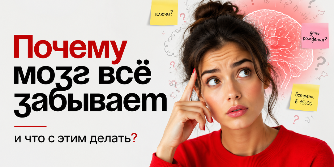 🧠 Почему мозг всё забывает — и что с этим делать?