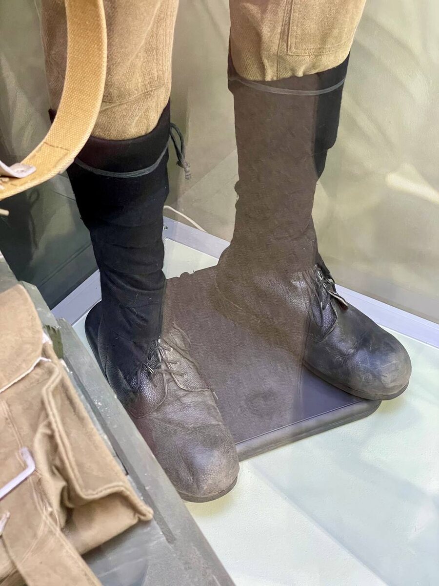 Ботинки с обмотками 