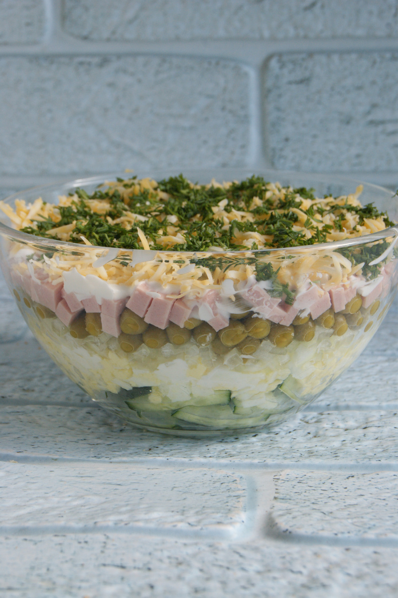 Фото автора. Салат "Слоёнка".