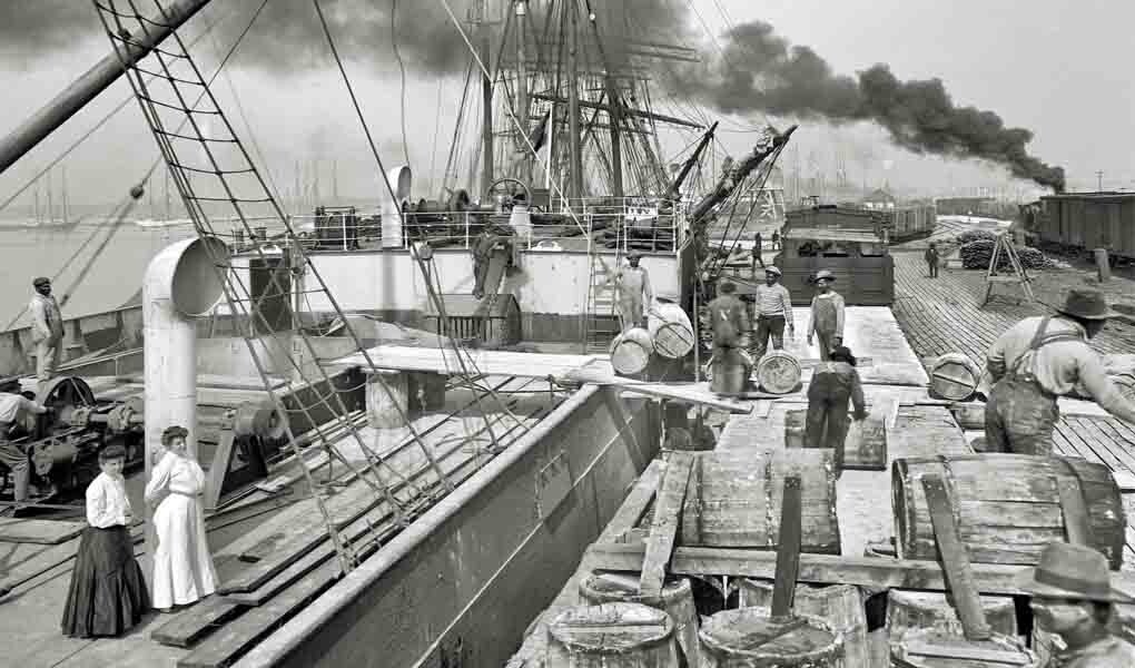 Европейский порт начала 20-го века