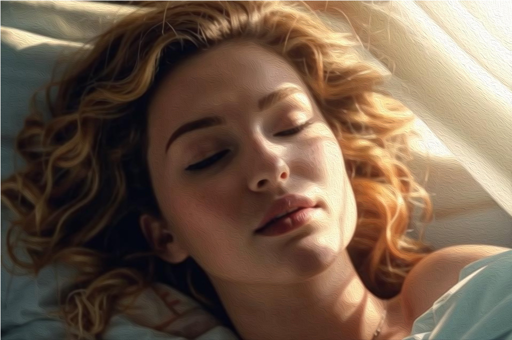 Ресницы вздрогнули, но она не открыла глаз