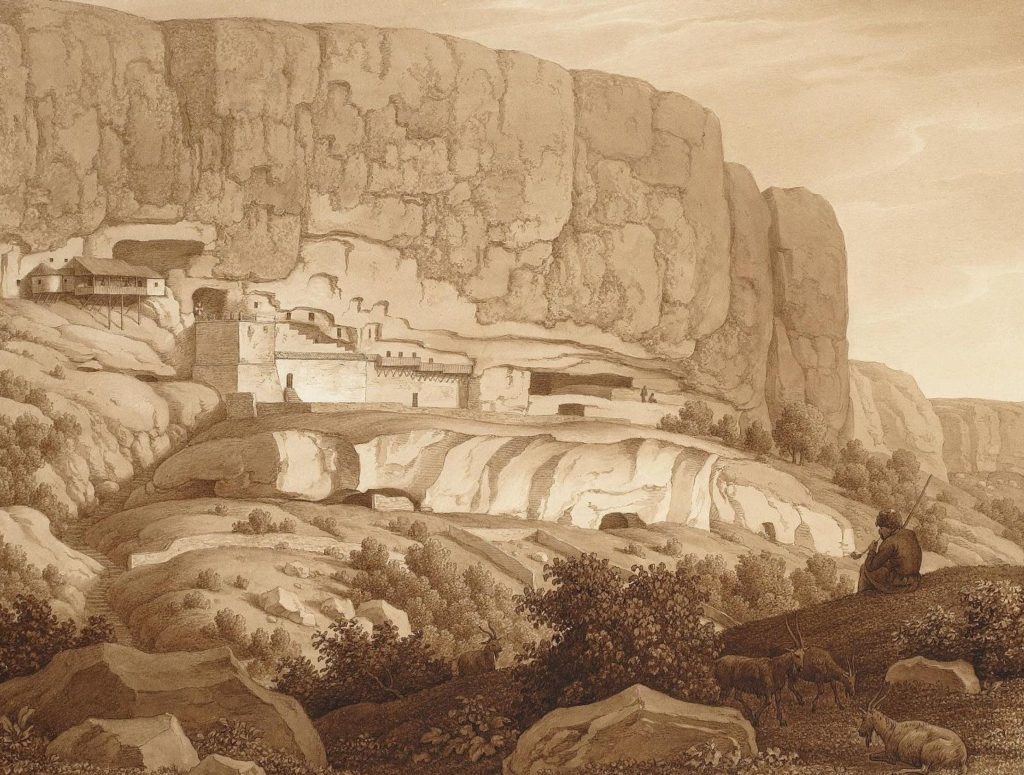 Карл Кюгельген. Успенский монастырь близ Бахчисарая (1824)