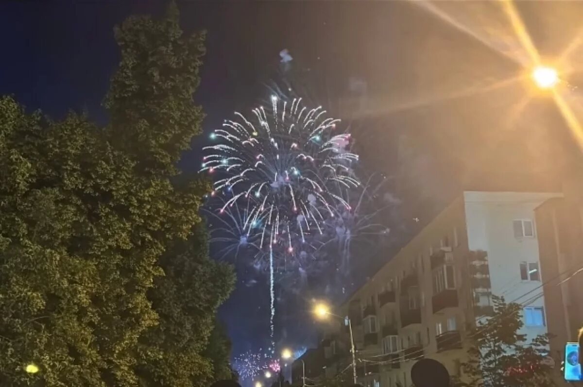    На День города в Пензе салют около «Ростка» шёл более 10 минут