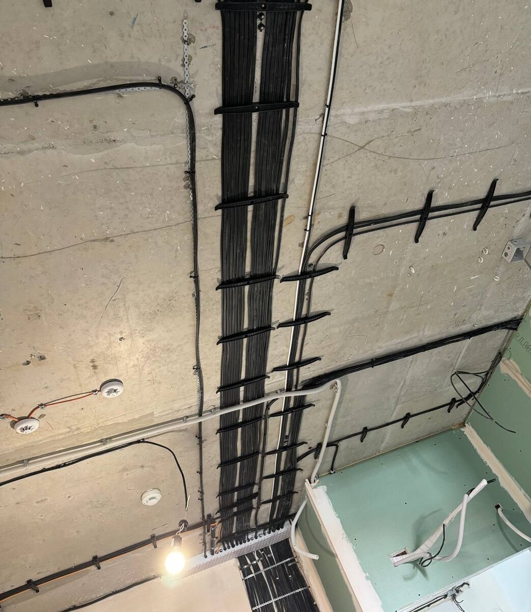 Моя работа по монтажу кабельной продукции без гофры