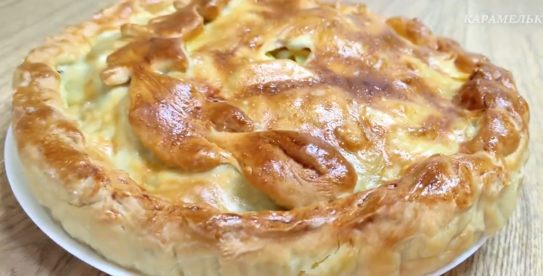 Обед для всей семьи: вкусный и сочный пирог без хлопот, я его не устаю готовить, детям очень нравится
