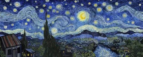 "Звёздная ночь" Ван Гога