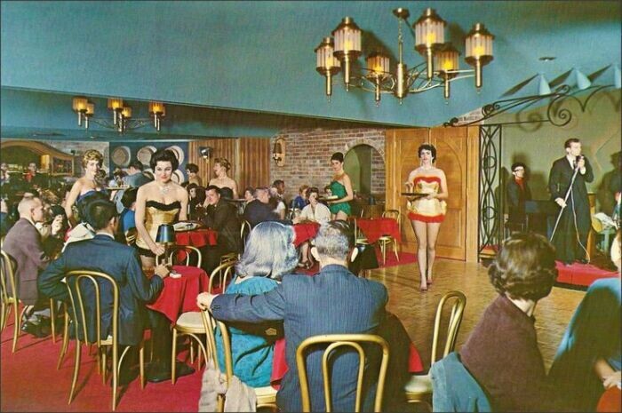 Ресторан в 1980-е. /Фото: pinterest.com.
