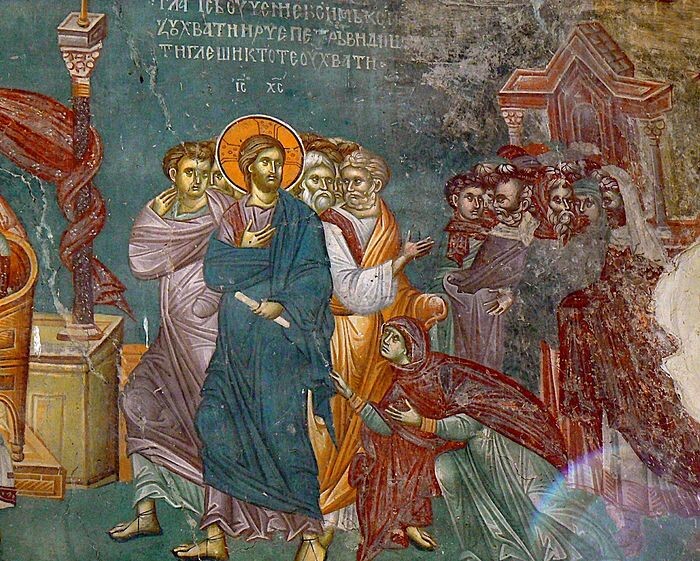 Исцеление кровоточивой женщины