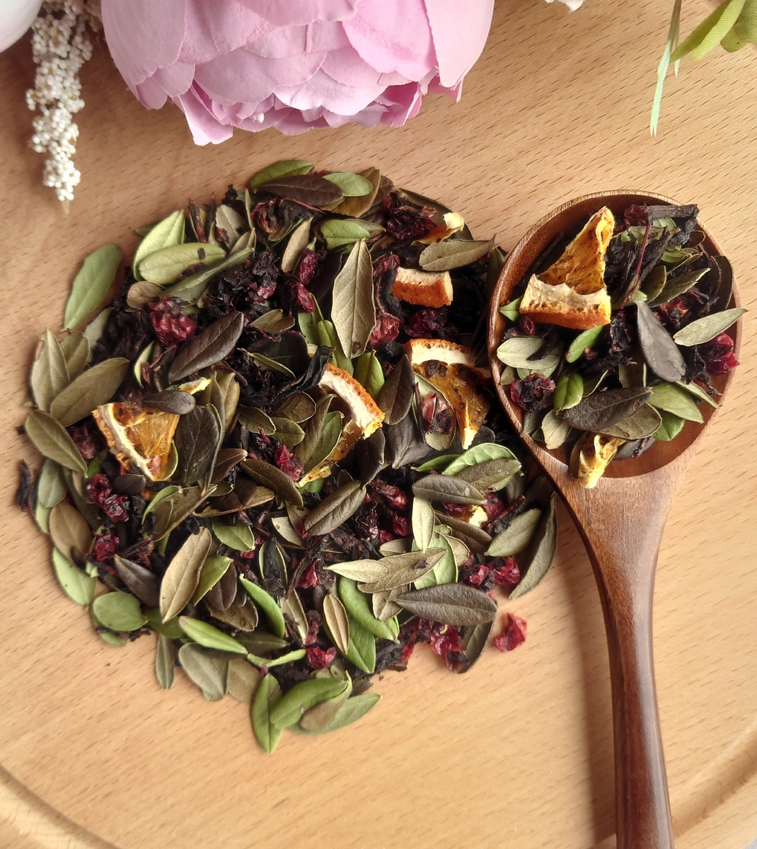 Брусничный фиточай