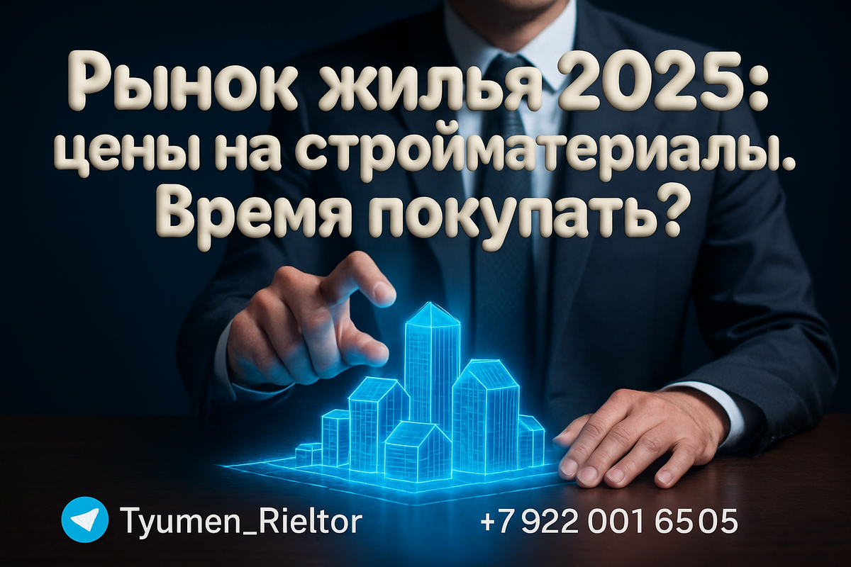    Рынок жилья 2025: цены на стройматериалы. Время покупать? Святослав Шакин