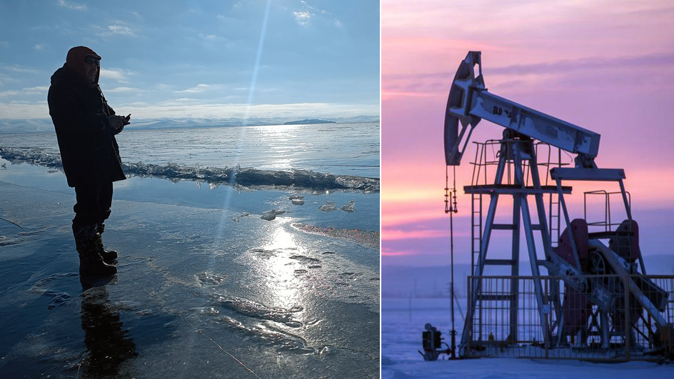 Нефть сочится из Байкала. Будем ставить нефтяные вышки