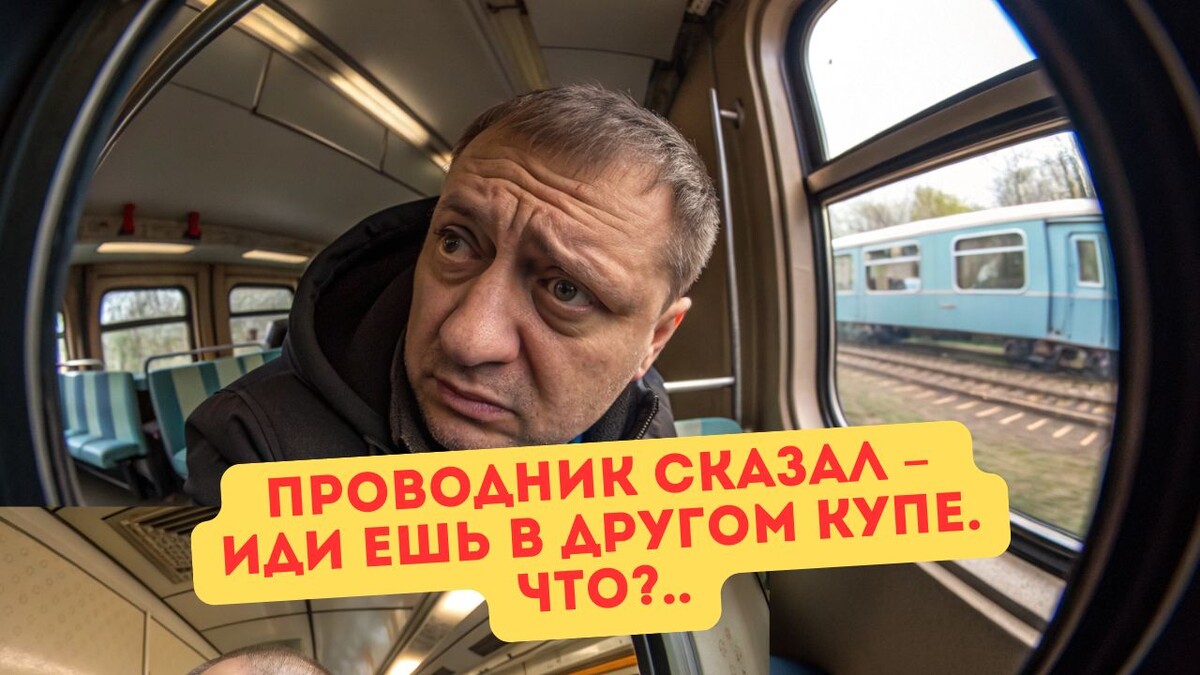 Я должен с едой таскаться по вагону и проситься к чужим людям?
