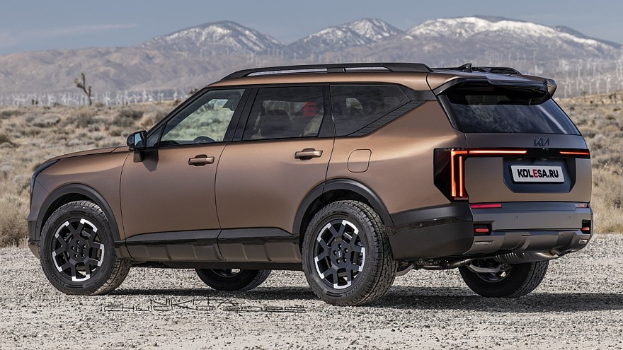    Рендер нового Kia Telluride