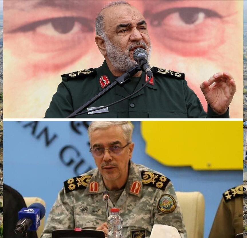 Израиль ликвидировал главу КСИР Хоссейна Салами и начальника штаба вооружённых сил Мохаммеда Багери.