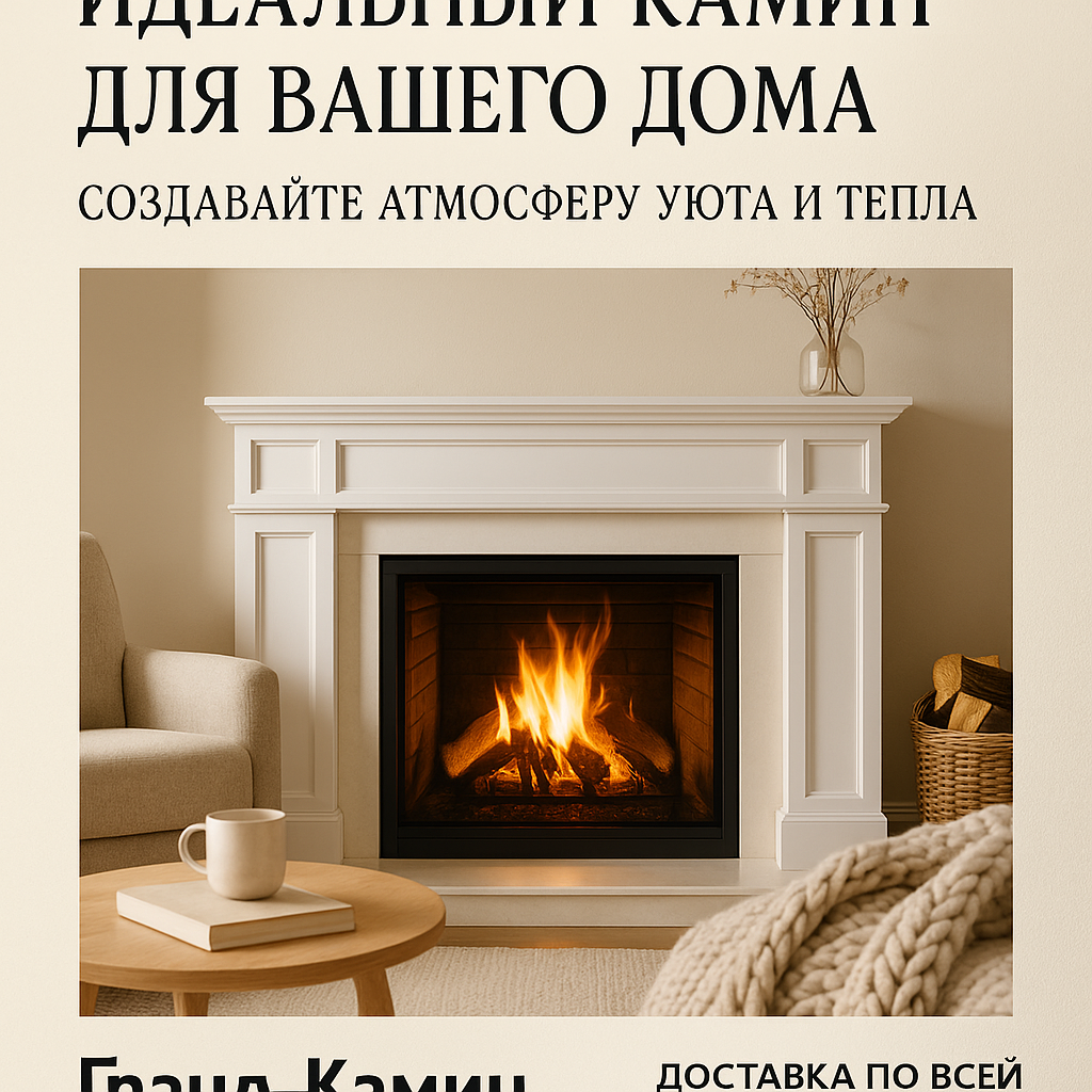    Как выбрать идеальный камин для вашего дома и создавать атмосферу уюта и тепла Kamin