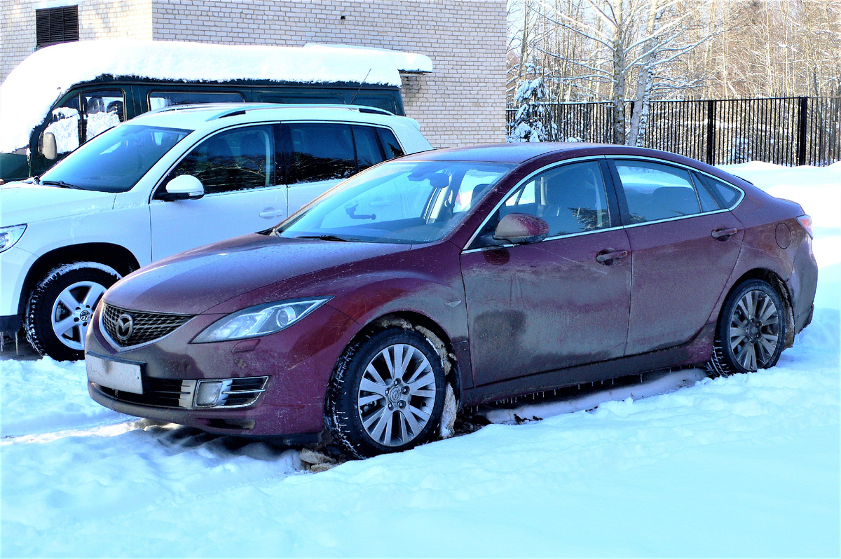 На парковке