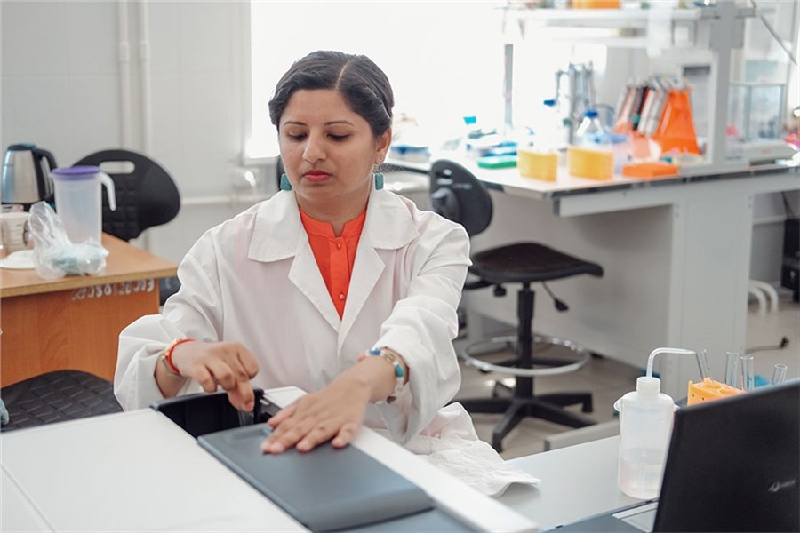 На рабочем месте
