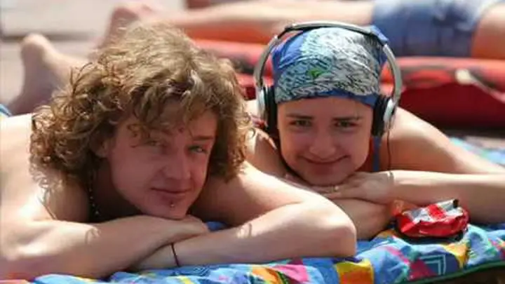 Май Абрикосов и Ольга Солнце на "Доме-2". Фото: соцсети