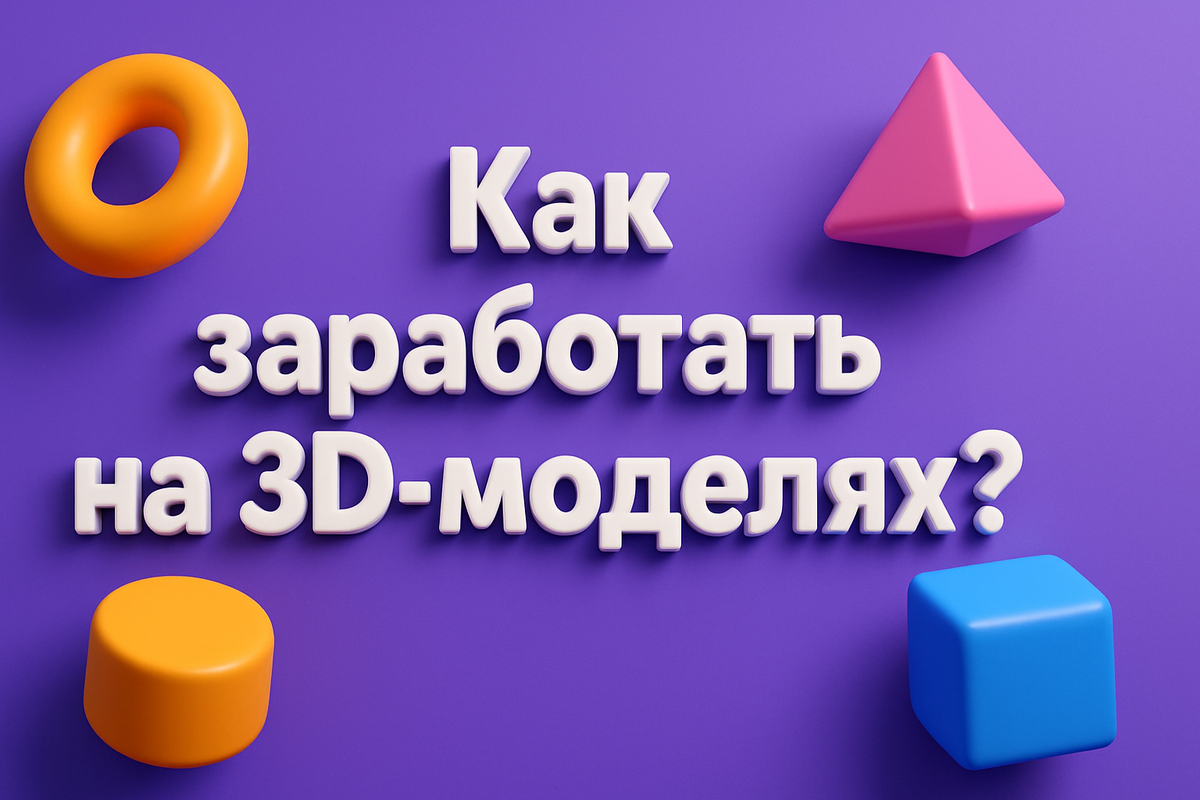 Заработать на 3D