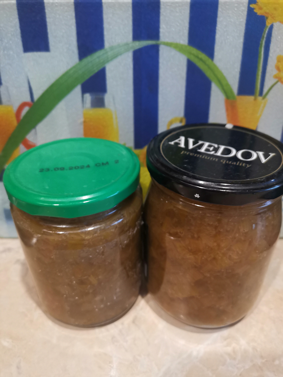 Варенье из ревеня. 