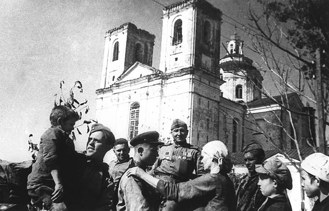 В освобожденном витебске