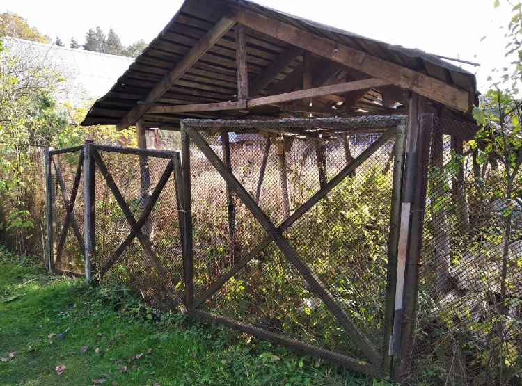 Навес в первозданном виде. Осень 2020 г.