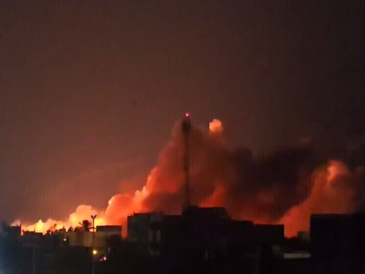 Удар по Ирану. Фото: кадр из видео.
