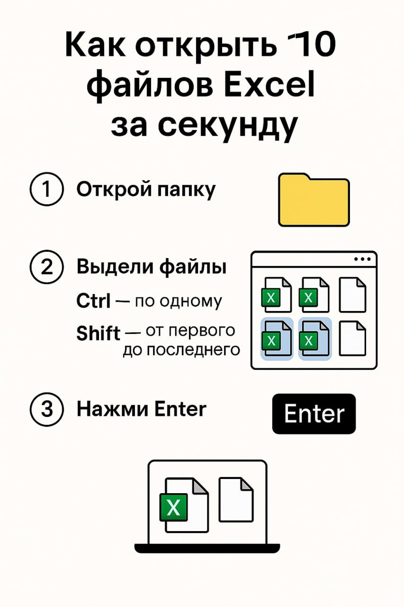  Как открыть 10 файлов Excel за секунду и не сойти с ума. Онлайн-школа Excel МозгоЁж 