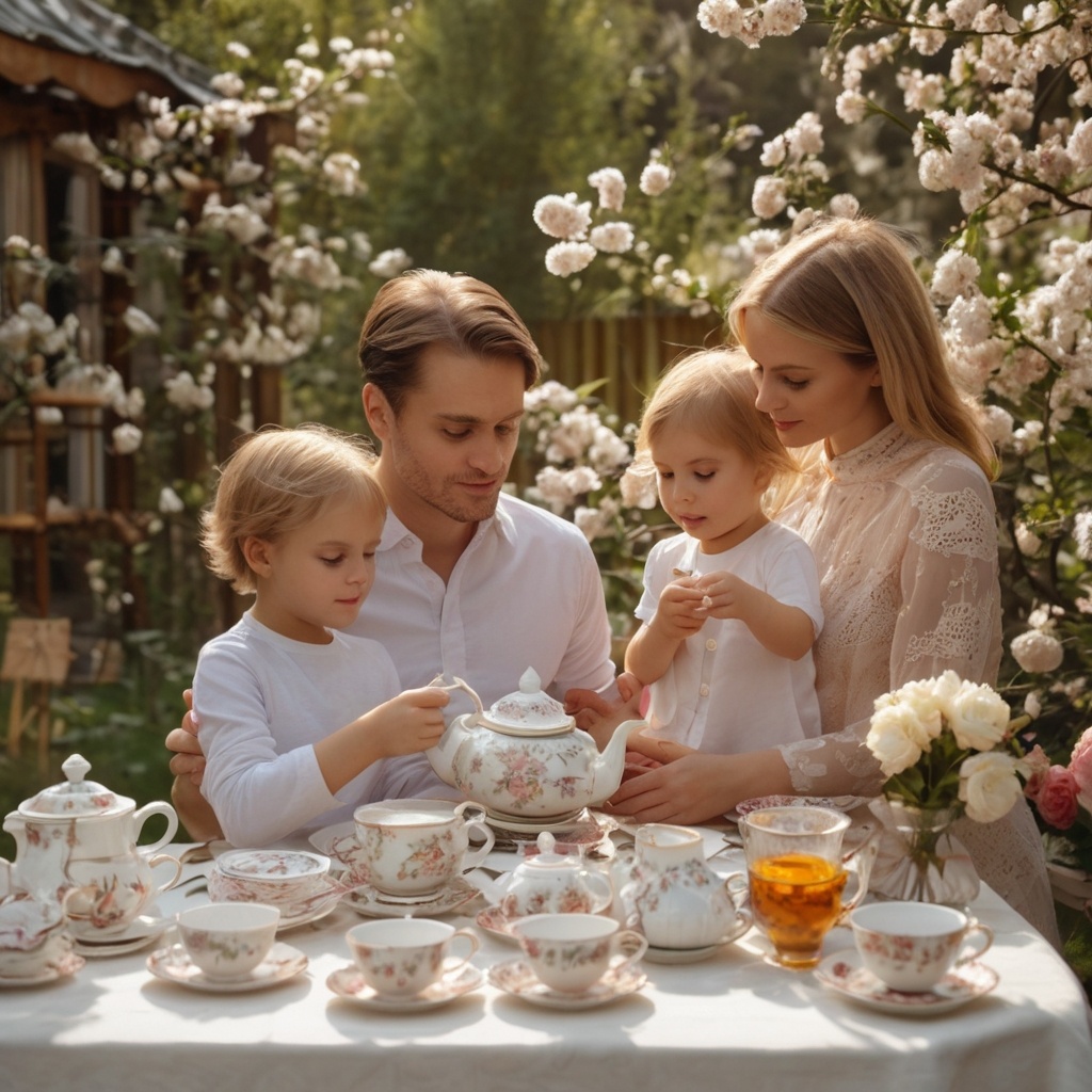 Из красивой посуды приятно пить чай)