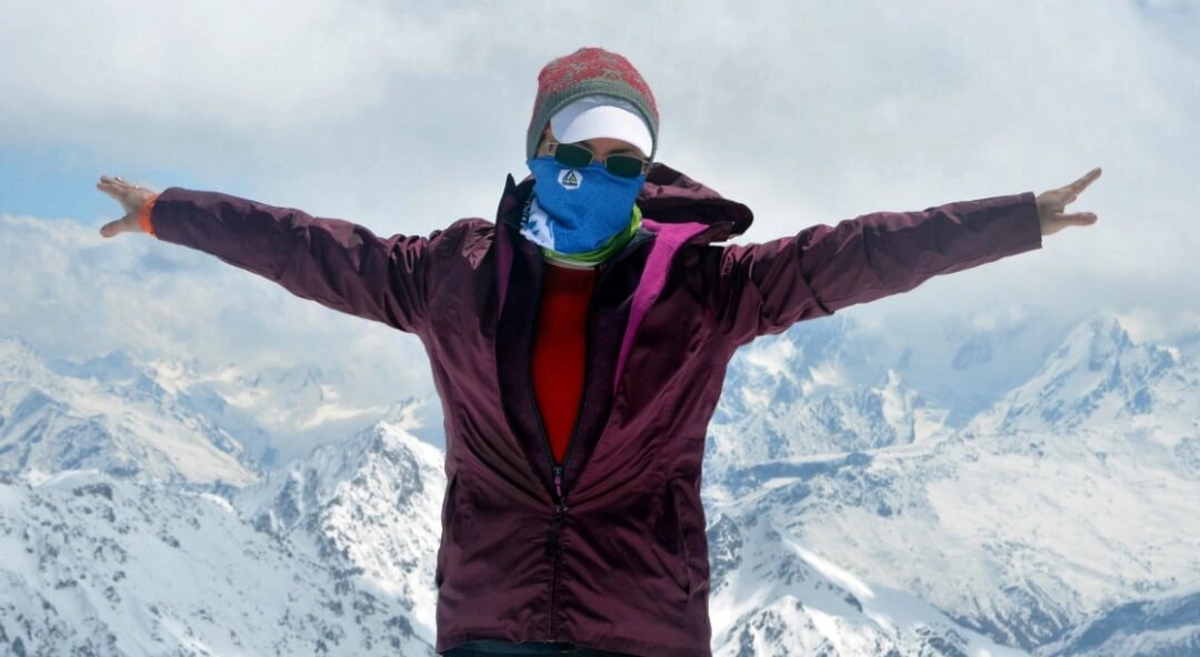 Я на склоне Эльбруса в мае 2018-го года после очередного восхождения