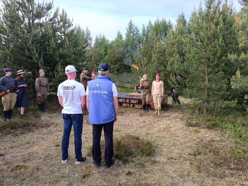    Вечный огонь зажгли на рок-фестивале в Карелии"Фактор Новости" / Константин Хоменко