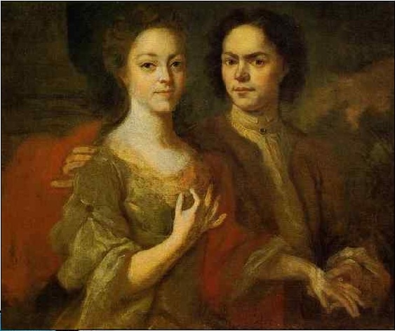 #painting #живопись #Andrey_Matveev_Self_portrait_with_the_Wife_Irina_Stepanovna #Андрей_Матвеев_Автопортрет_с_женой_Ириной_Степановной