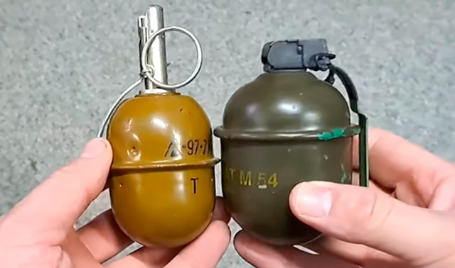 РГД-5 и M/54, выглядящая монструозно на её фоне (фото из открытых источников)