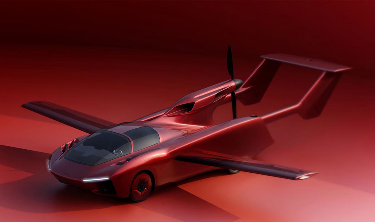 3D-модель летающего автомобиля AirCar. Источник: https://www.klein-vision.com 