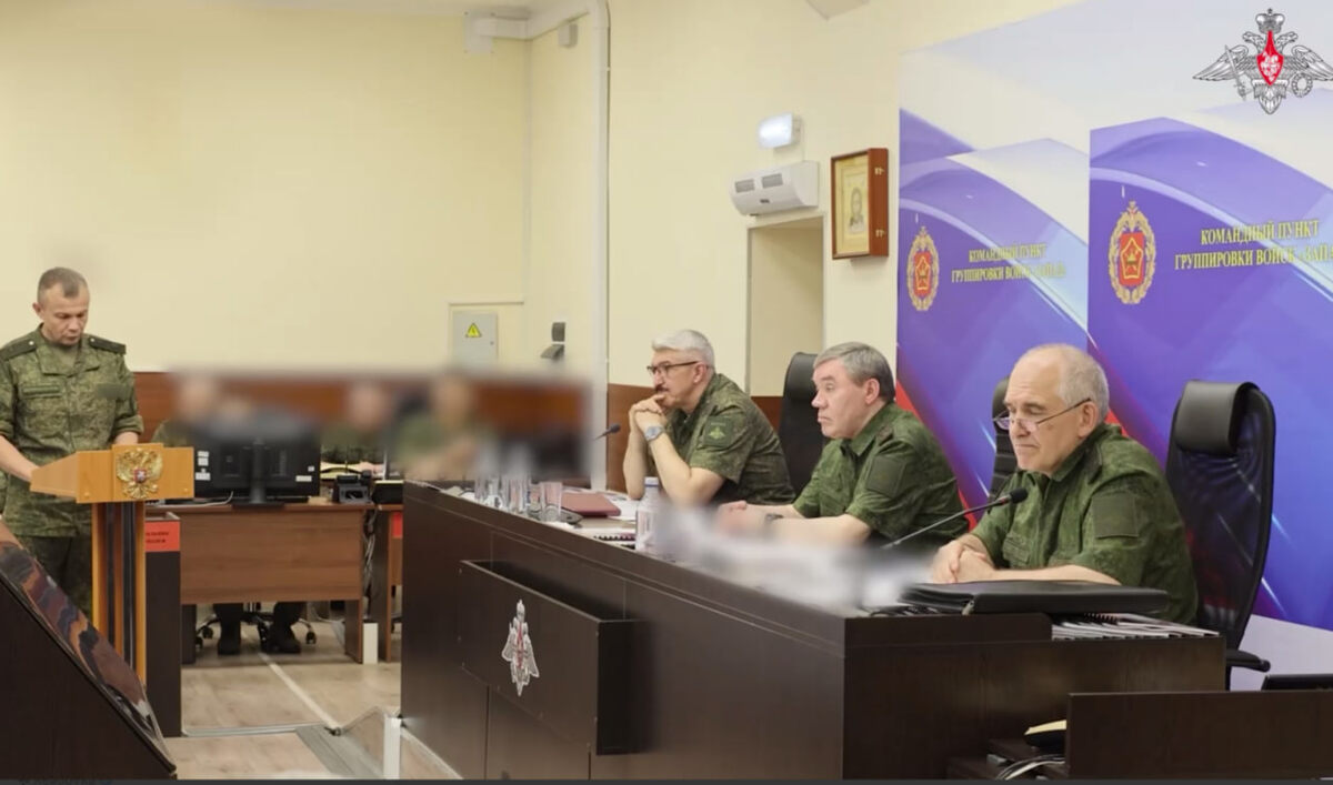    скриншот видео с телеграм-канала Министерства обороны России