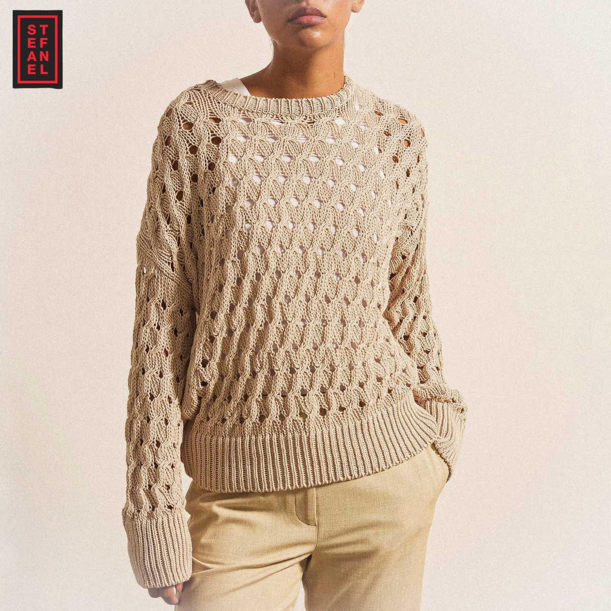 Джемпер Stefanel из 100% хлопка