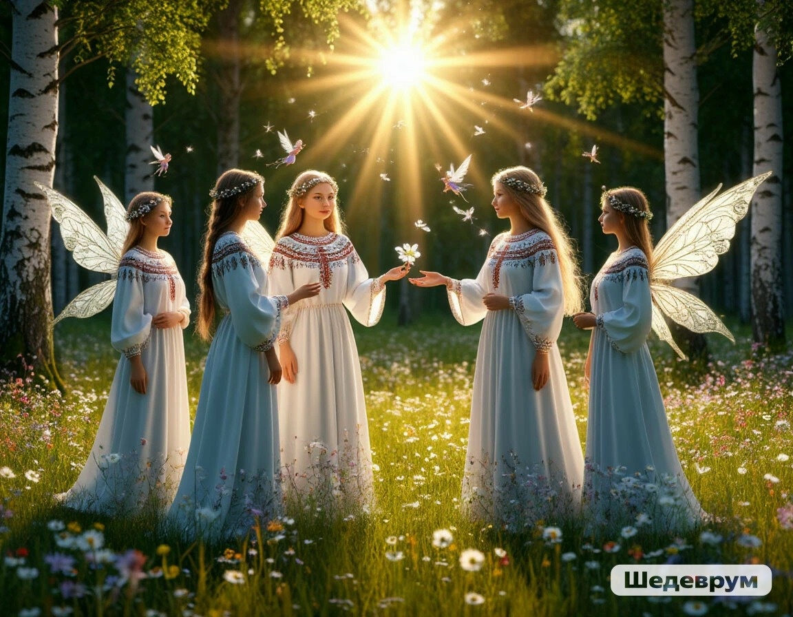 12-19 июня пели хвалебные песни русалкам воды, чтобы они помогали своим сородичам полевым и лесным мавкам, посылали им дождь, следили за чистотой и правильным движением подземных вод.