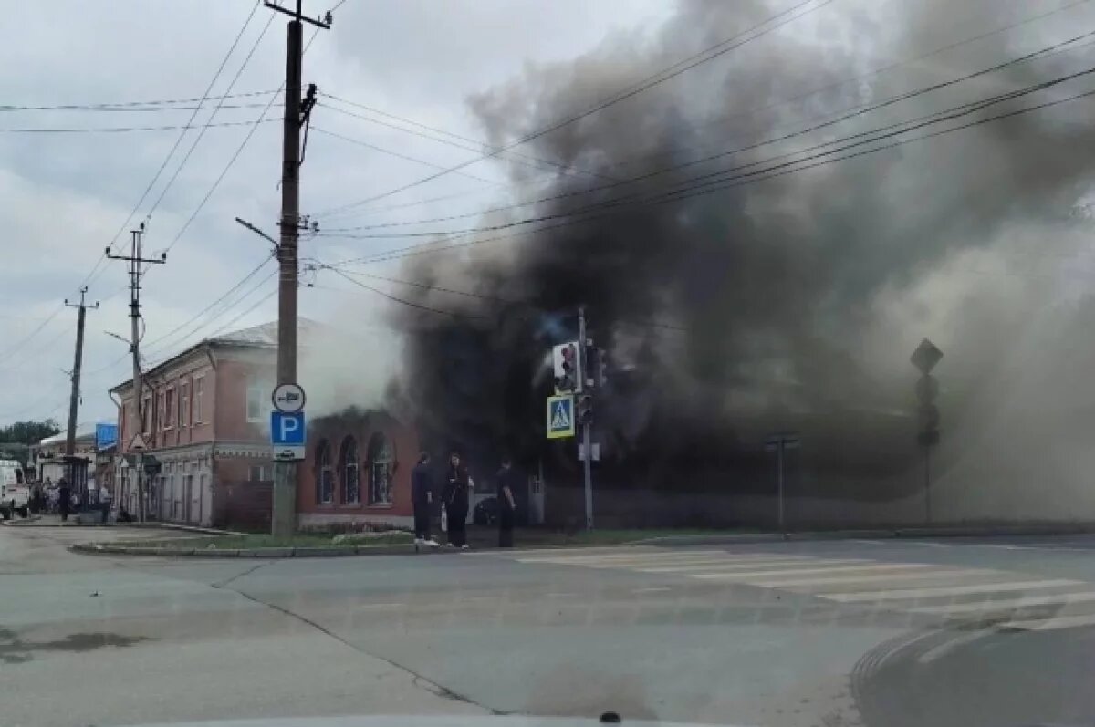    В Пермском крае произошёл крупный пожар в магазине