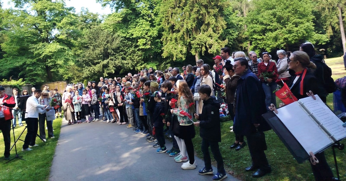 Празднование 80-летия Великой Победы во Франкфурте-на-Майне. 9 мая 2025 год 