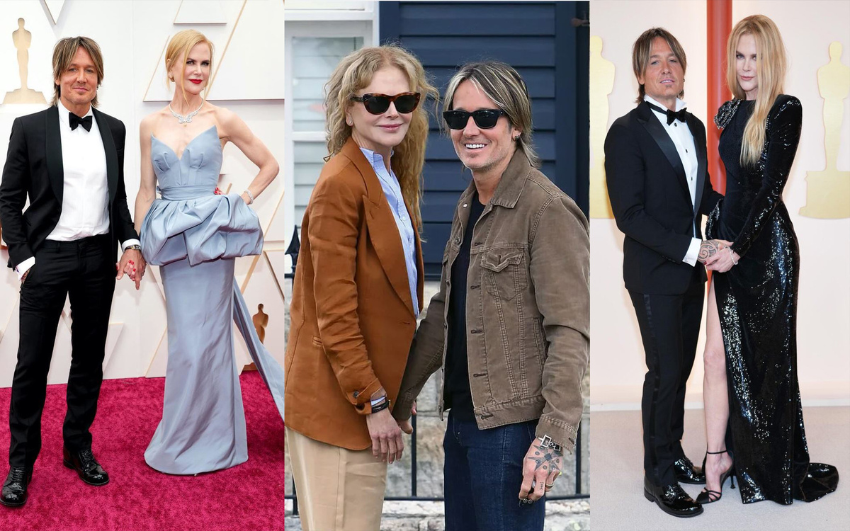 Николь Кидман и Кит Урбан. Автор коллажа – Глузский Михаил . Фото из открытых источников в интернете.