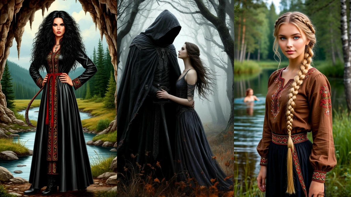 Морана, будущие Мара и Морок и Витена