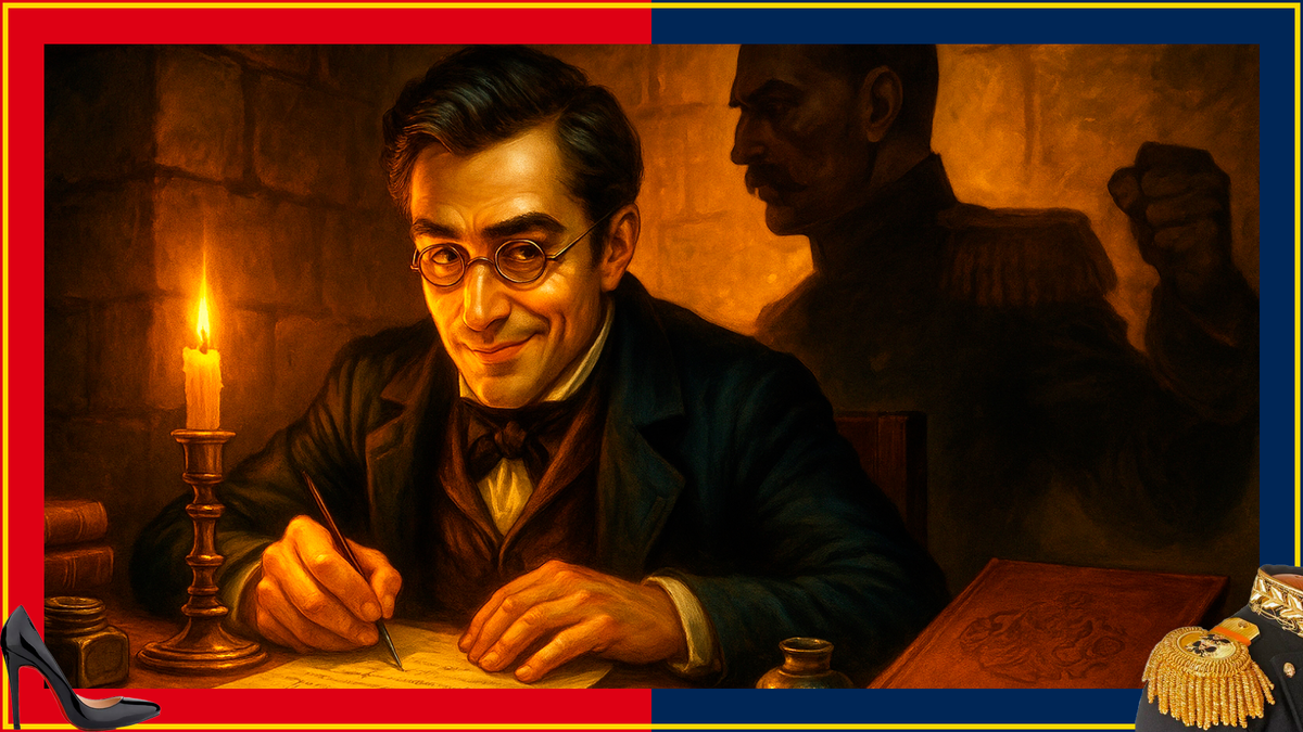 Александр Грибоедов пишет письмо Николаю I