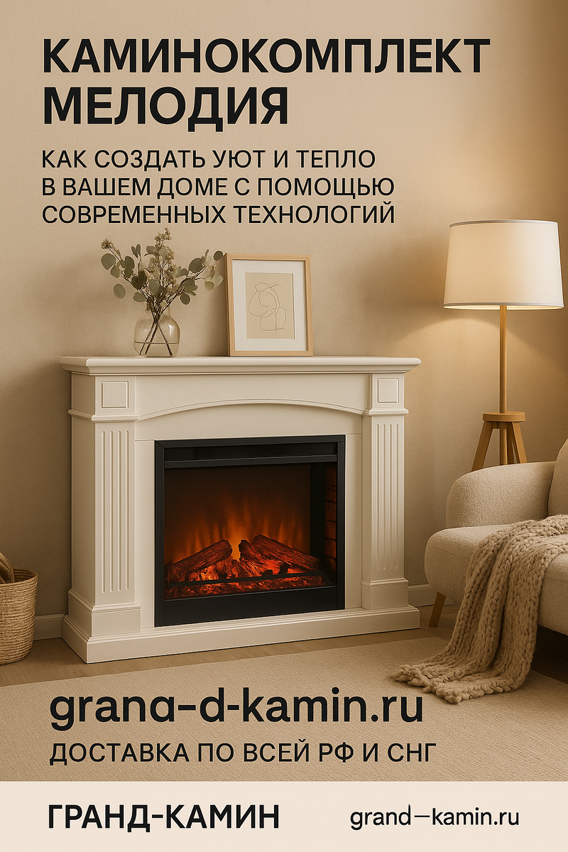    Каминокомплект Мелодия: как создать уют и тепло в вашем доме с помощью современных технологий Kamin