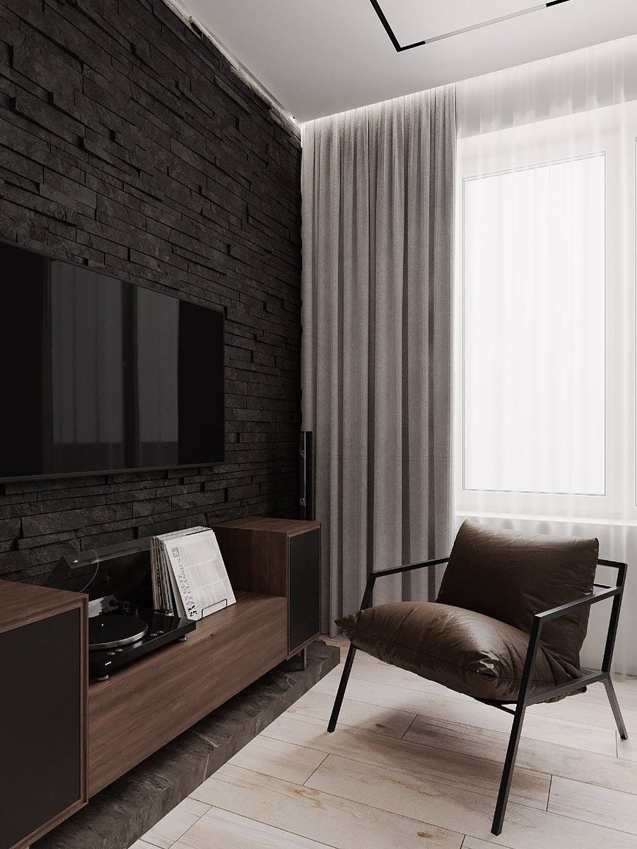 Кресло в коже Ossen 1