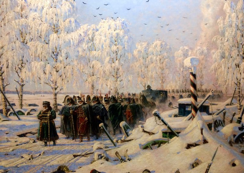 В.В. Верещагин "На большой дороге - отступление, бегство"