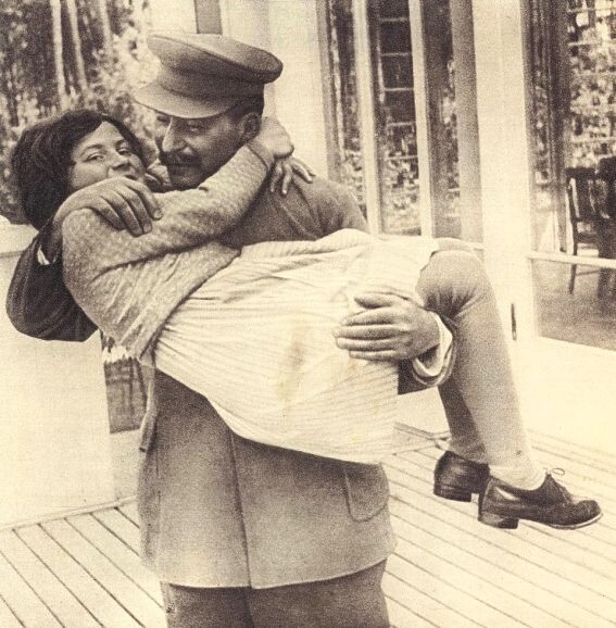 И. В. Стаоин с дочерью Светланой