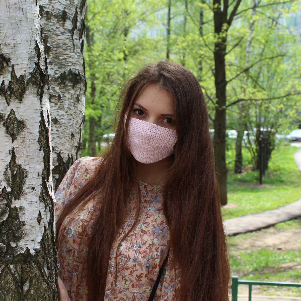 Абсолютный хит ковидного года - вязаные маски из чистого хлопка. Вот весело-то было...